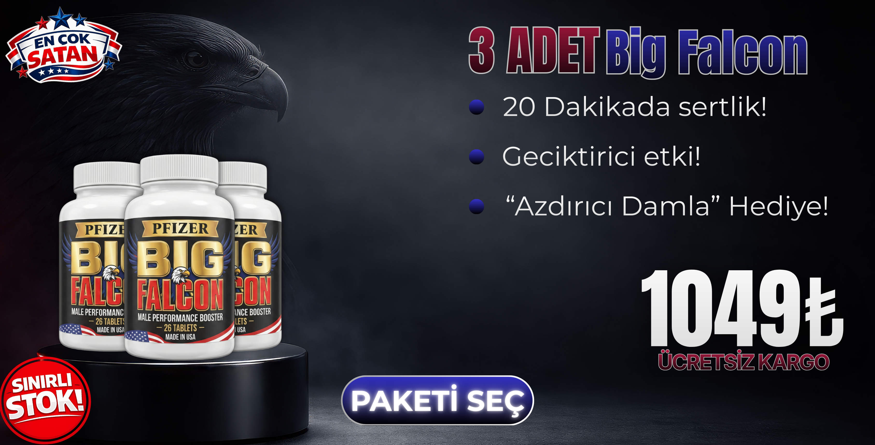 Big Falcon Tablet 3 damla