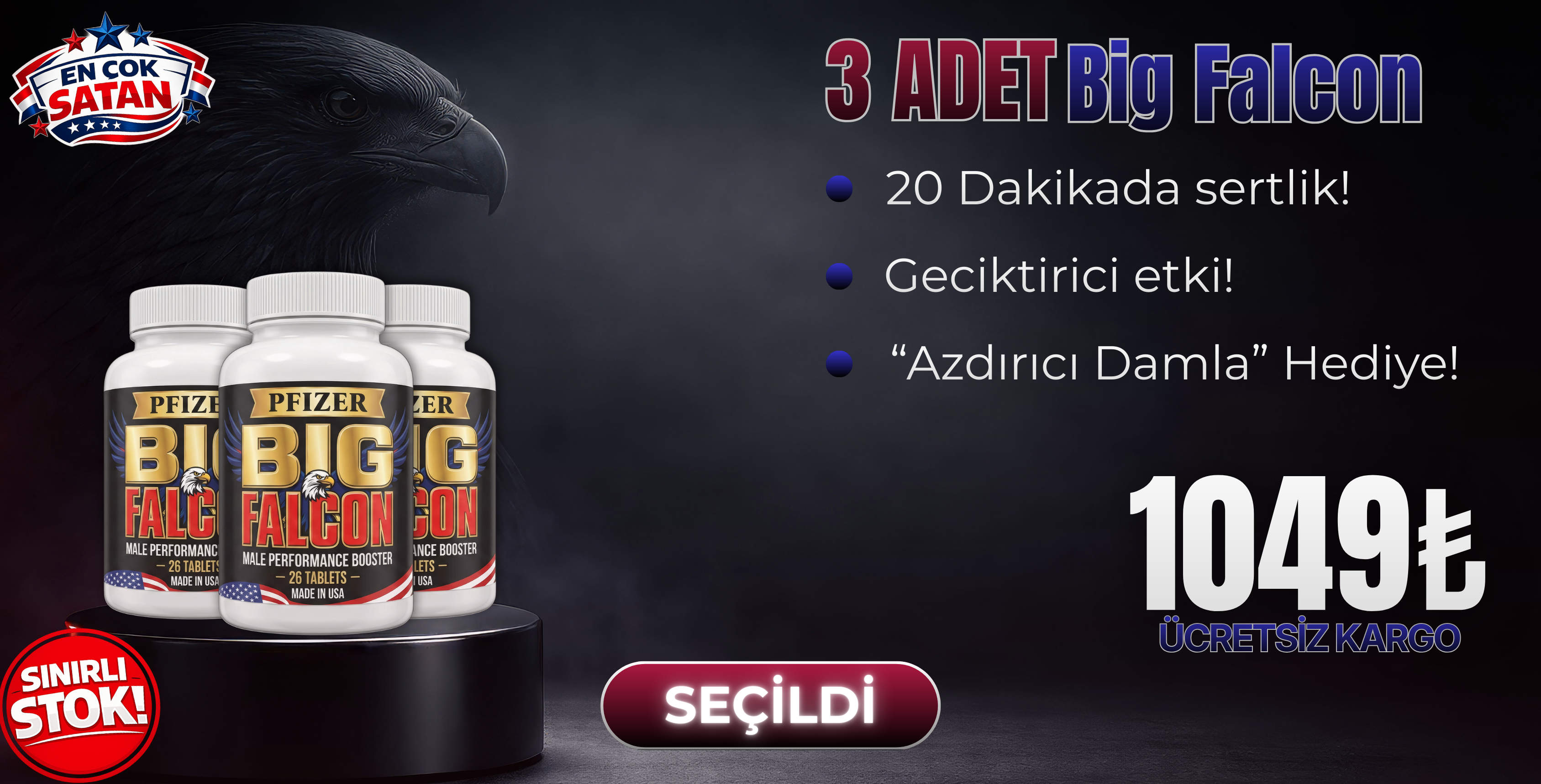 Big Falcon Tablet 3 damla